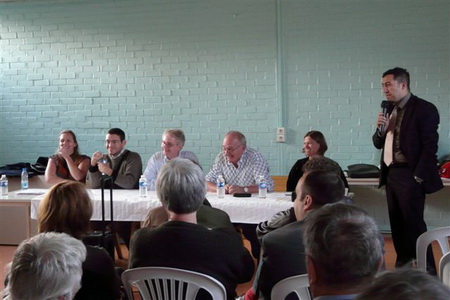 Sandrine et Jean-Jacques Angelini, Marc Leblanc, Francis Delebarre et Sarah Clnet