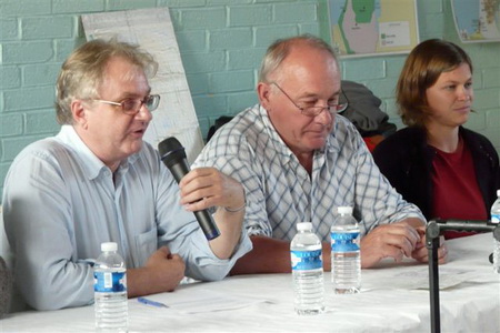 Marc Leblanc, Francis Delebarre et Sarah Clnet